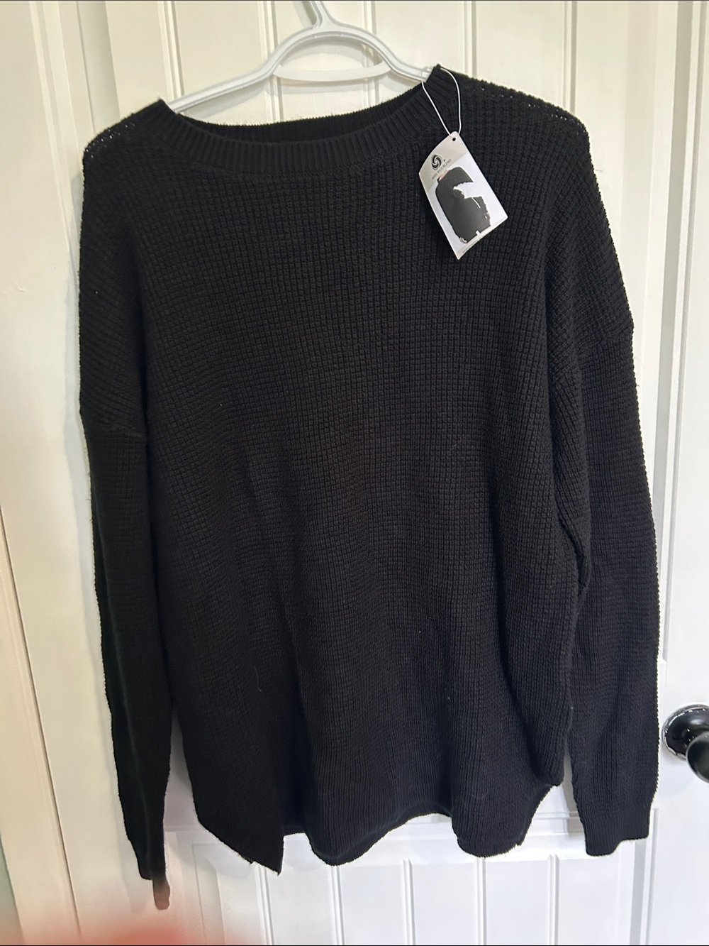 Kersh Black Women's Crewneck Sweater